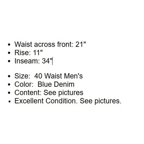 True Religion Jeans Mens 40 x 34 Waist Blue Denim Skinny Flap Pockets Distressed - Picture 4 of 16